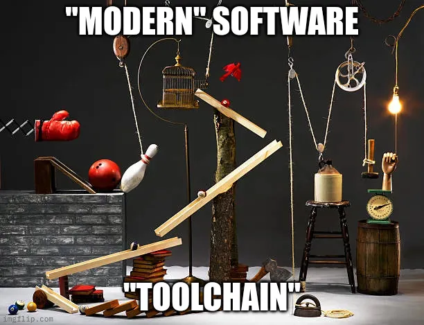 modern dev meme